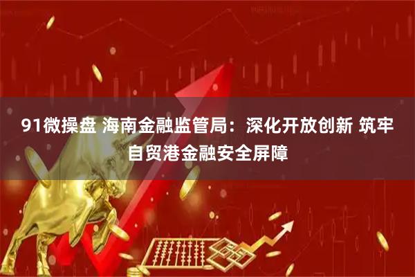 91微操盘 海南金融监管局：深化开放创新 筑牢自贸港金融安全屏障
